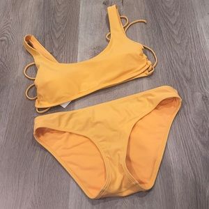 Hollister Swim Orange Bikini Set